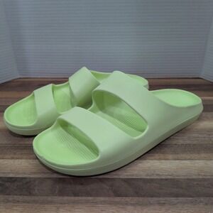 Bombas Women's Friday Slides Size 11 Limeade Light Green Beach Summer Coastal